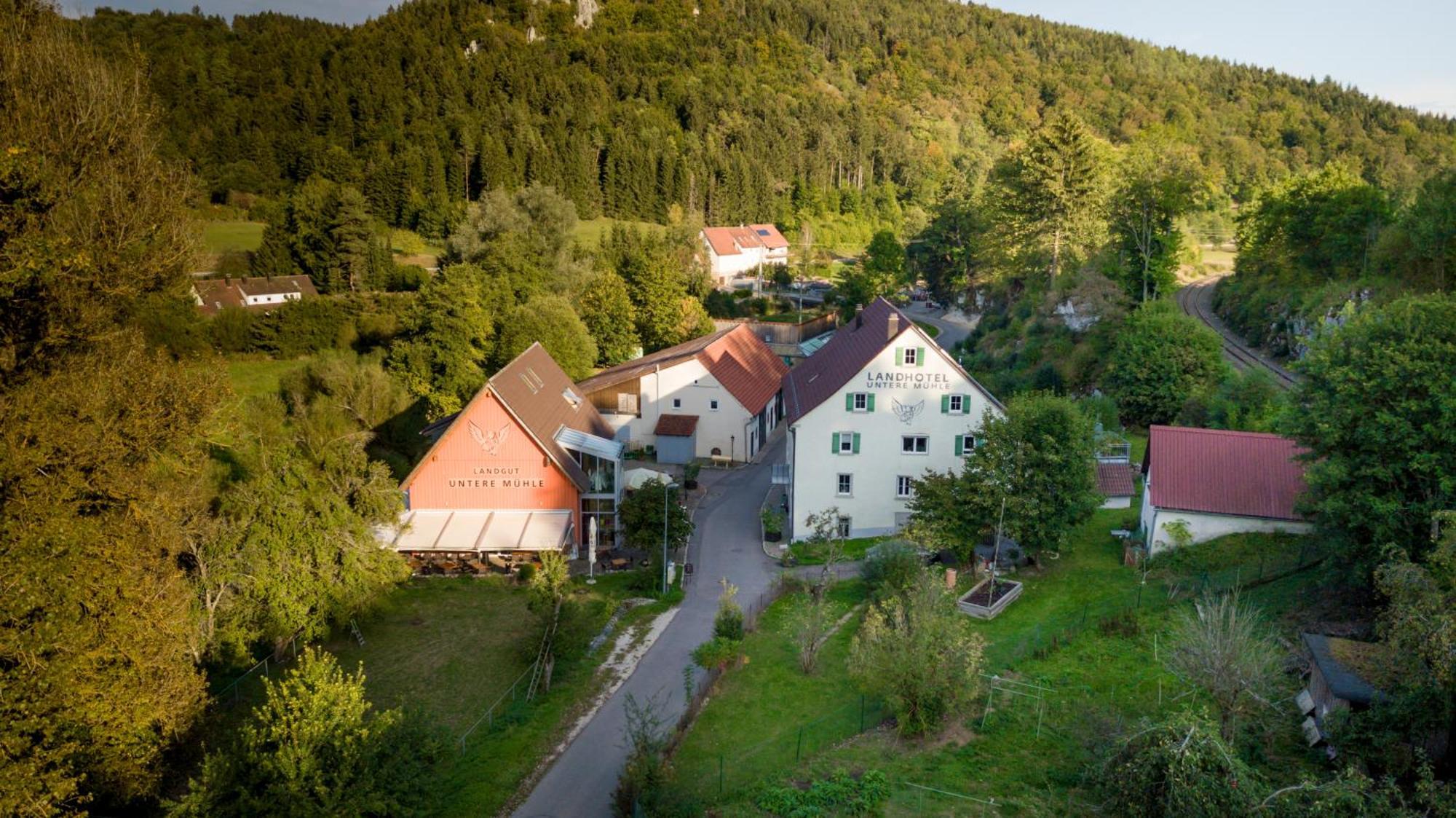 Landhotel Untere Muehle Strassberg Eksteriør billede